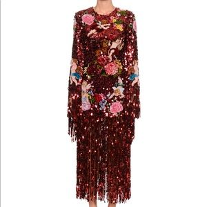 Dolce & Gabbanna Pailette Runway Gown